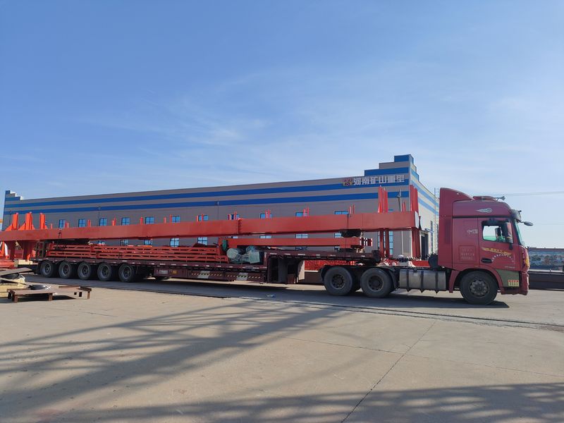 電動(dòng)葫蘆門式起重機(jī)  2臺(tái) MHxh10t—24m 制作完成，發(fā)往湖北交付客戶使用