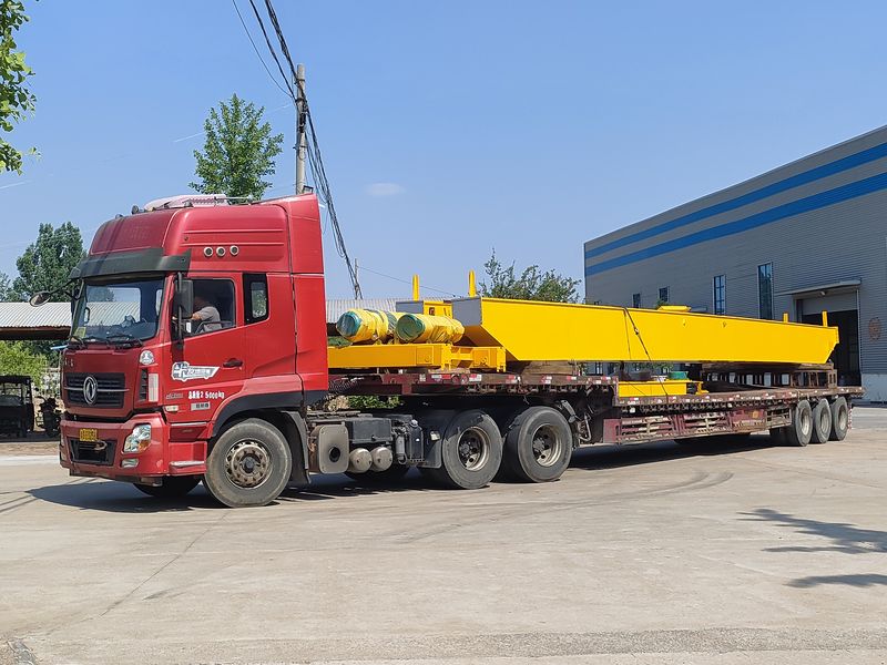 電動葫蘆橋式起重機  LH16/5t-16.4m 制作完成，發(fā)往湖南交付客戶使用。